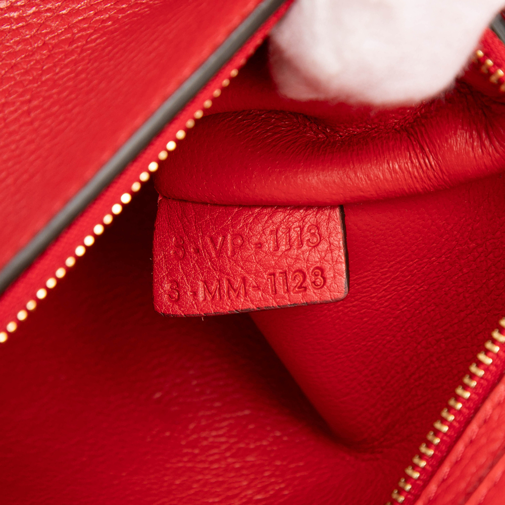 Pre-Loved Celine Small Drummed Calfskin and Suede Trapeze Satchel - Picture 6 of 7